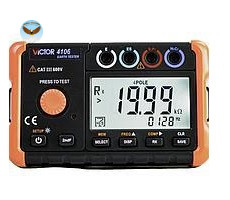 Máy đo điện trở đất VICTOR 4106 (20Ω-20KΩ)